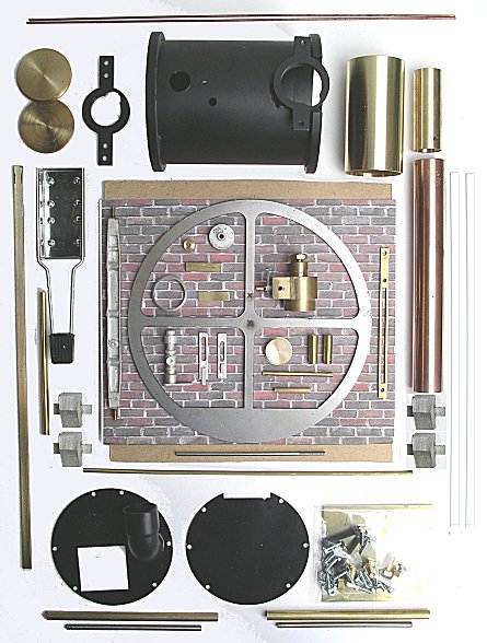 Sussex Steam Live Model Trevithicks Dredger Engine Kit 